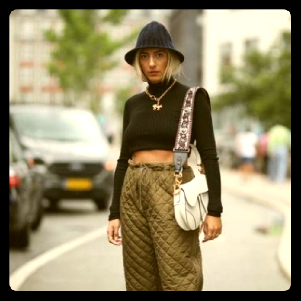 Uniquely eccentric glam vintage unisex attire